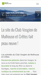 Mobile Screenshot of club-vosgien-mulhouse.fr